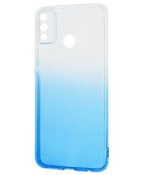 Чохол Силикон 0.5 mm Gradient Design Honor 9X Lite White/Blue