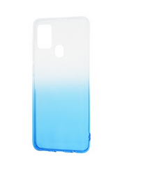 Чохол Силікон 0.5 mm Gradient Design Honor 9A White blue
