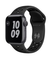 Смарт-годинник Apple Watch Nike Series 6 GPS 40mm Space Gray Aluminum Case w. Anthracite/Black Nike Sport B. (M00X3)