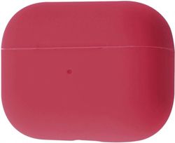 Чохол Silicone Case Slim with Carbine for AirPods Pro Dark Pink