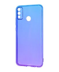 Чохол Силикон 0.5 mm Gradient Design Honor 9X Lite blue/purple