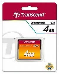 Карта пам'яті Transcend 4GB CF 133X