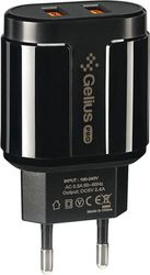 Мережевий зарядний пристрій Gelius Pro Avangard GP-HC06 2USB 2.4A Black
