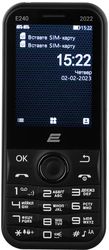 Мобільний телефон 2E E240 2022 Black (688130245159)