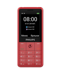 Мобільний телефон Philips Xenium E169 Red