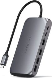 Мультимедійний адаптер Satechi Aluminum USB-C Multimedia Adapter M1 Space Gray (ST-UCM1HM)