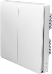 Розумний вимикач Aqara Smart wall switch H1 (no neutral, double rocker)