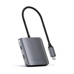 USB-Хаб Satechi Aluminum Type-C 4-Port Hub Space Gray (ST-UC4PHM)
