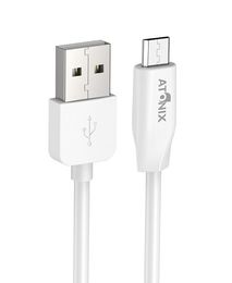 Дата кабель Micro USB Charging Cable ATONIX L6 Large white