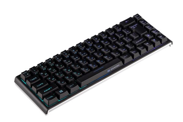 Клавіатура ігрова 2E GAMING KG350 RGB 68key USB Ukr Black Дешеві