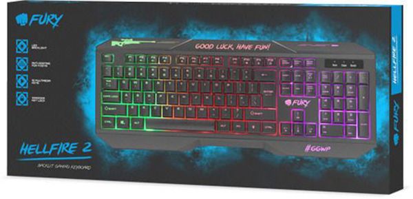 Клавіатура Fury Hellfire 2 LED Backlight Black (NFU-1586) Популярні бренди