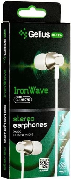 Навушники з мікрофоном Gelius Ultra Iron Wave GU-075 Дешеві